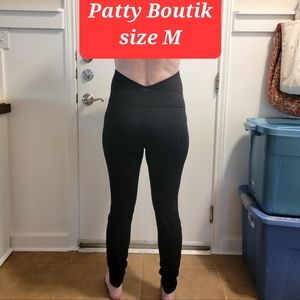Patty Boutik maternity black yoga activewear pants size M
